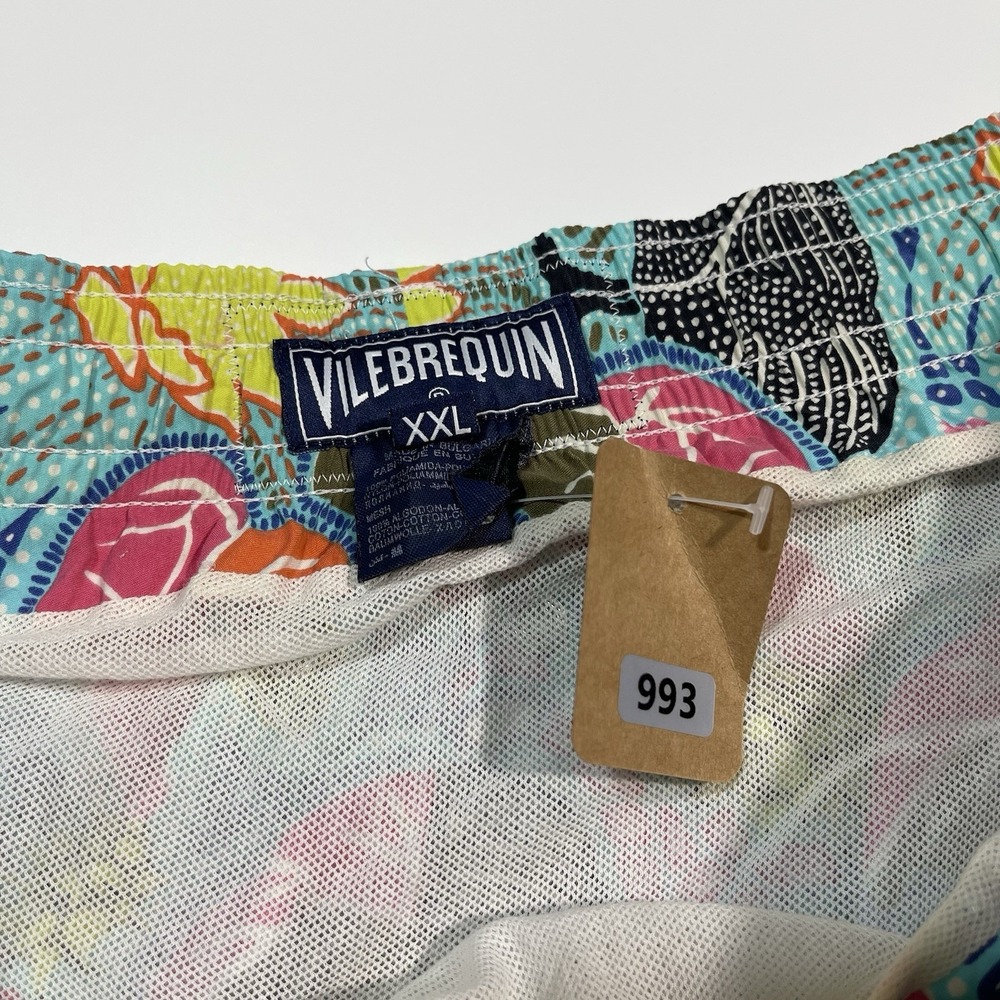 Vilebrequin Swim Trunks Mens XXL Hawaiian Summer Beach Lined Shorts - Picture 5 of 6